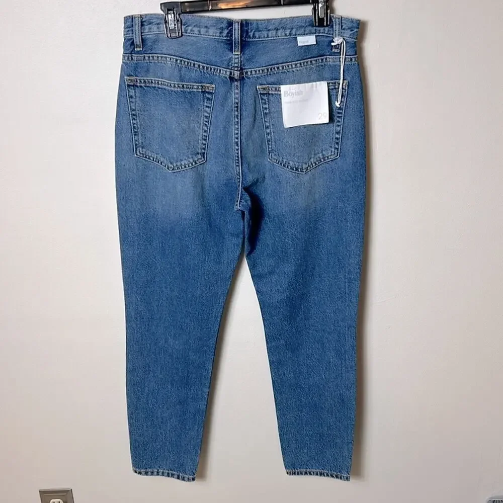 NWT Boyish Billy high rise skinny jeans in Freaks wash